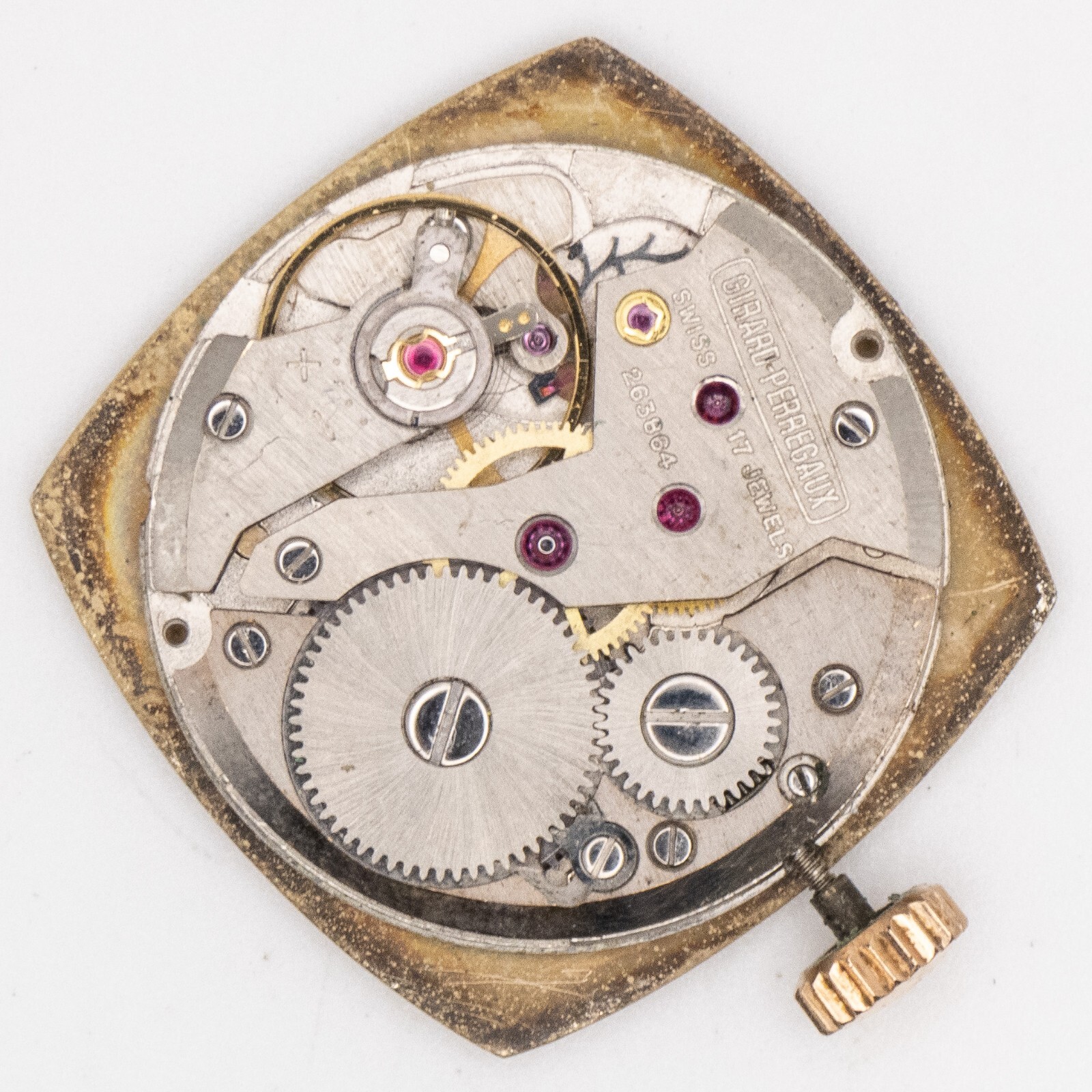 Vintage Girard-Perregaux 23.7 mm x 4.2 mm 17-Jewel Wristwatch Movement