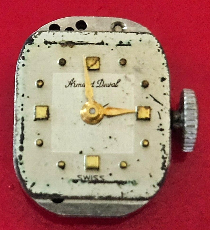 ARMAND DUVAL 1270 17J SWISS WATCH MOVEMENT (BALANCE RUNS WITH ROTATION) LOT.225