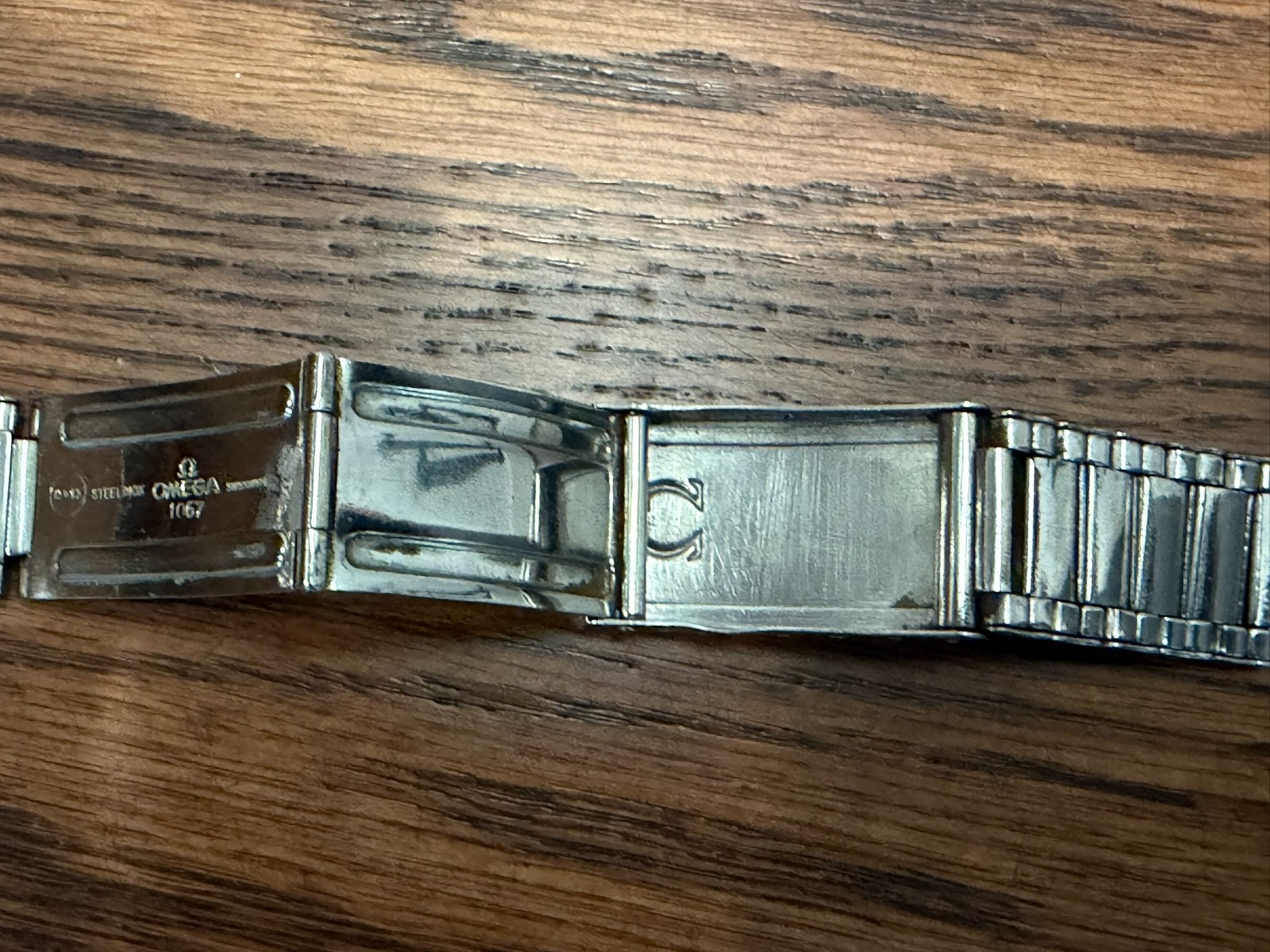 Vintage Omega Flat Link Bracelet 1065 Expandable 1/72, Speedmaster Seamaster