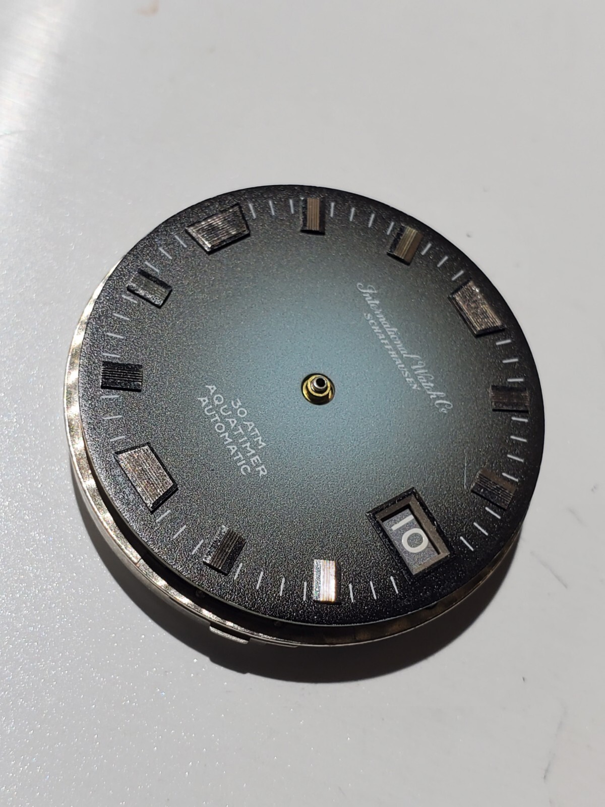 Vintage 60s IWC Aquatimer Vignette Blue Dial and Complete Movement Parts