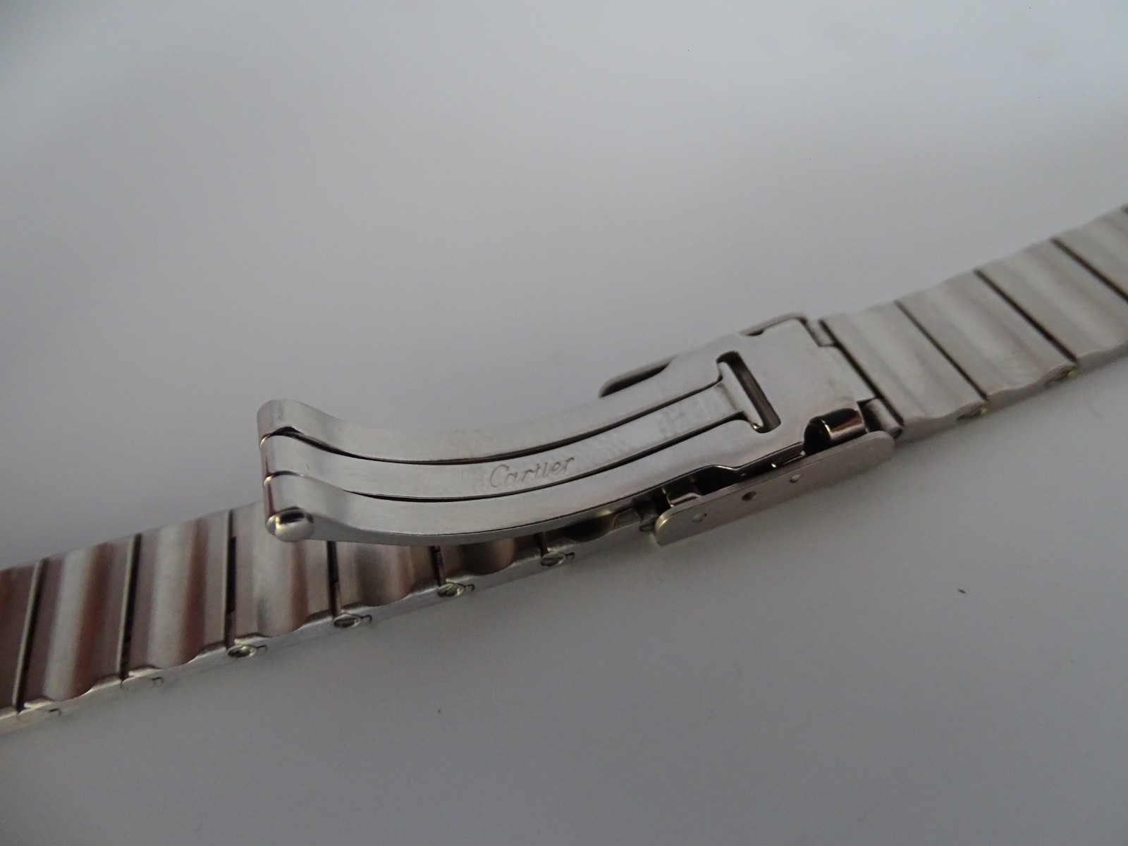 Cartier Santos Octagon Bracelet Ladies 18k Gold and S. Steel Original 12mm