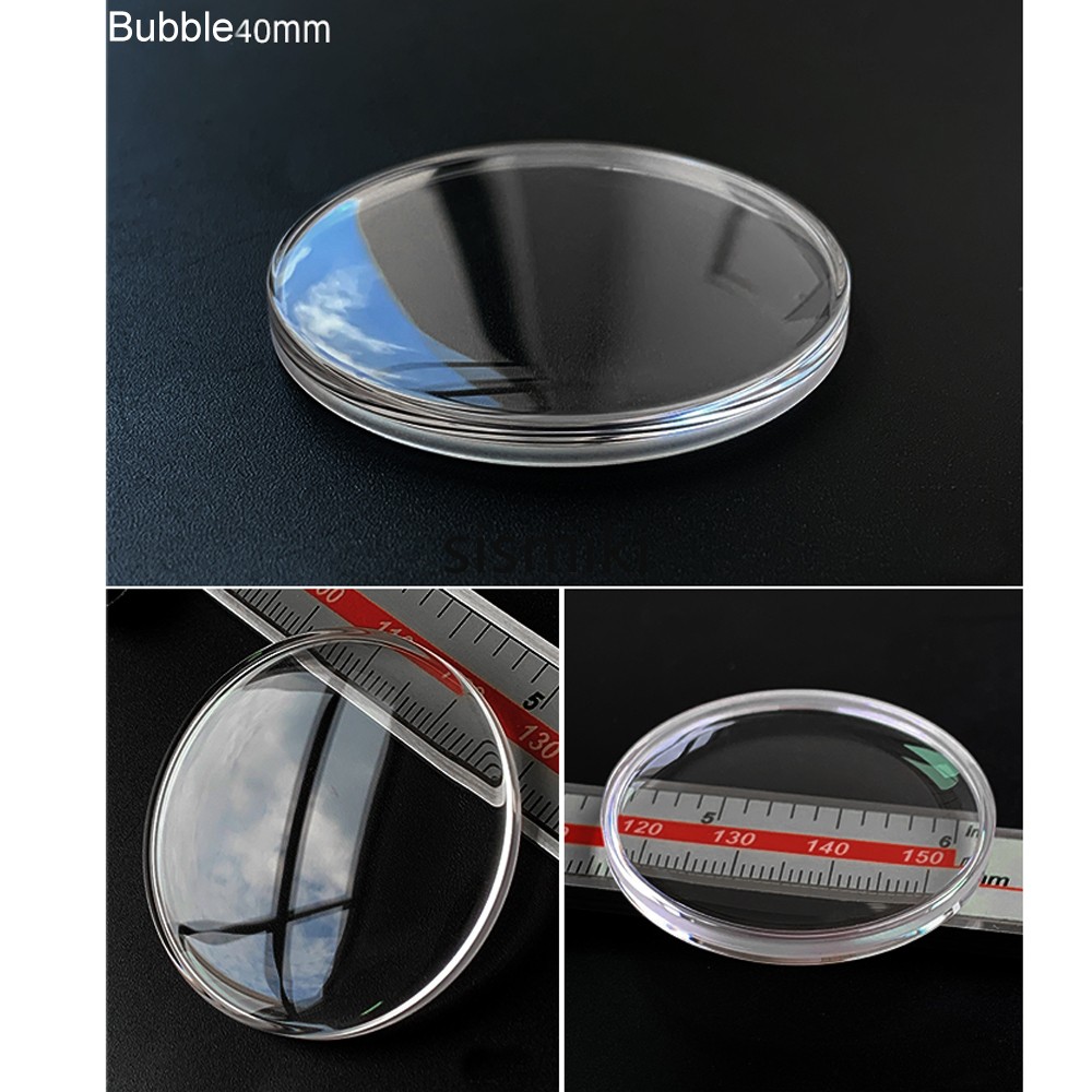 Bubble/Double Dome Sapphire Watch Glass Crystal Replacement forPANERAI 33 37 40