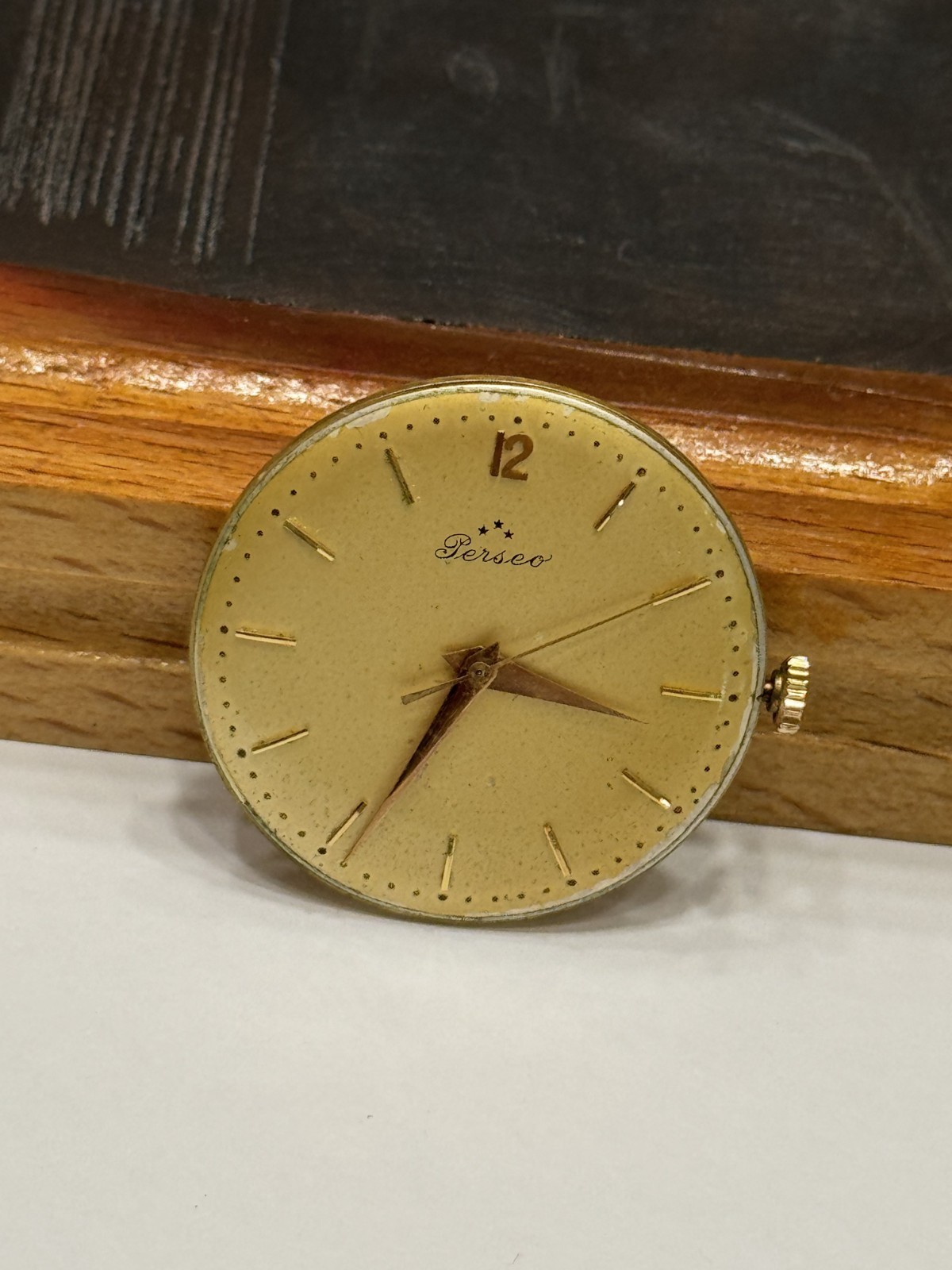 Perseo Movement & Dial Manual Cal.689 Swiss Made 17 Jewels Runing
