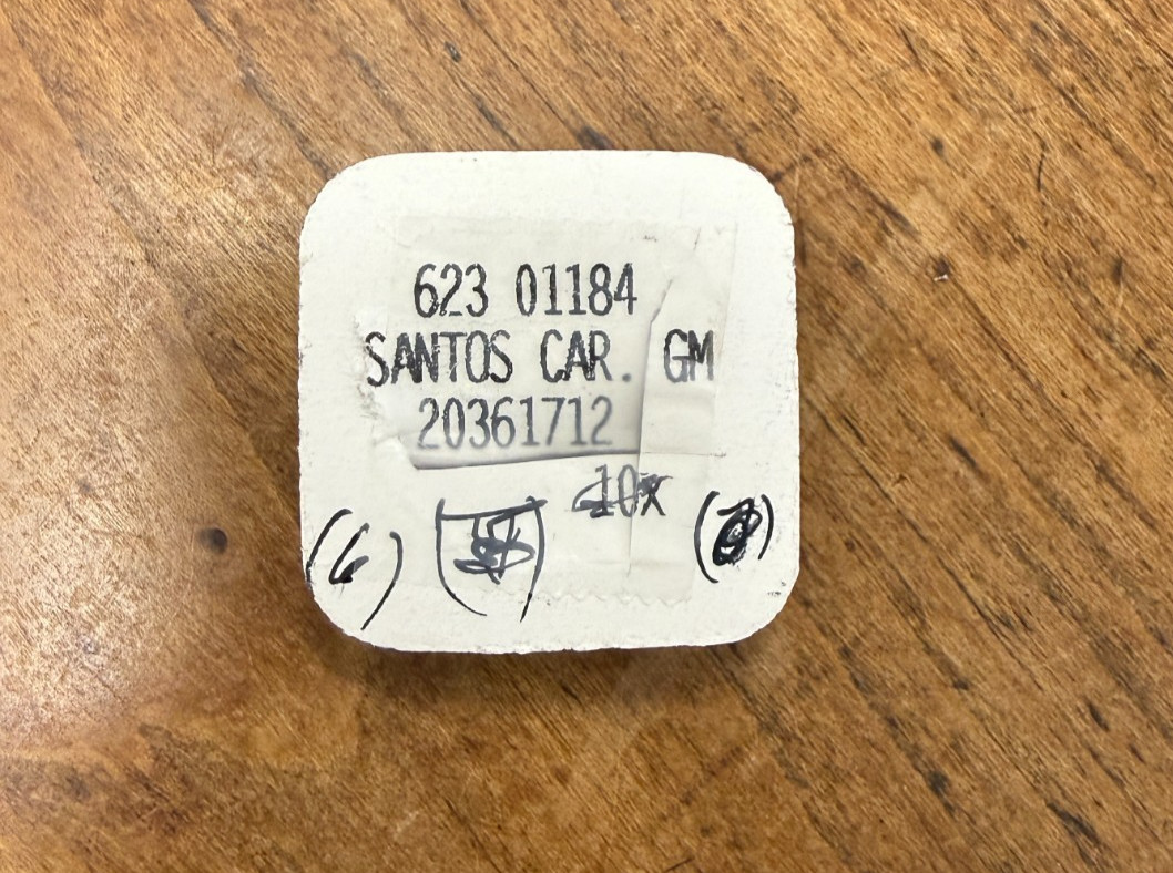 New Open Cartier Santos Carree GM Pack of (6) Case Screws Part# 20361712