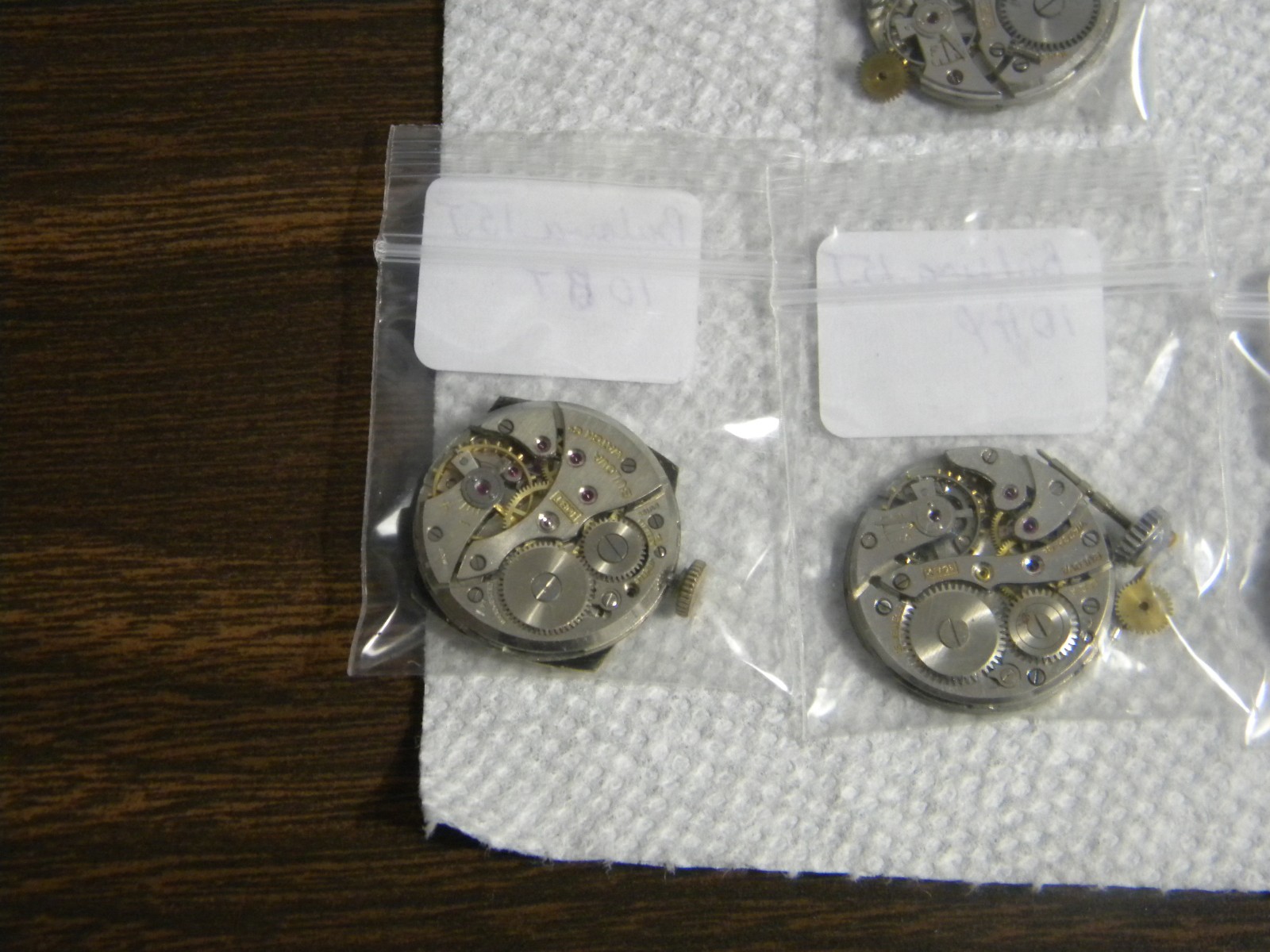 Lot Bulova Movements 10BT 10AX 10AK 11ACC 8BA 8AC 8AE 8AH & Partials for Parts
