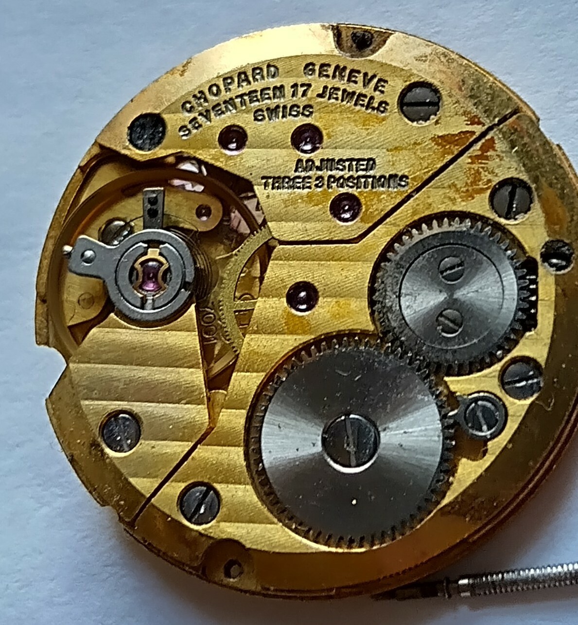 Chopard Geneve for Tiffany & Co dial and original P 7001 Chopard movement