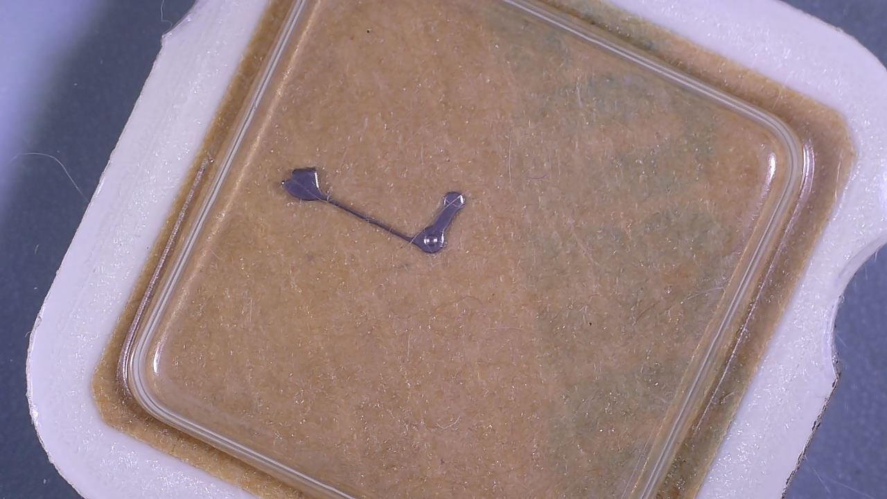 ETA 2512-1 Click Spring Part 434 Watch Spring Gray Steel
