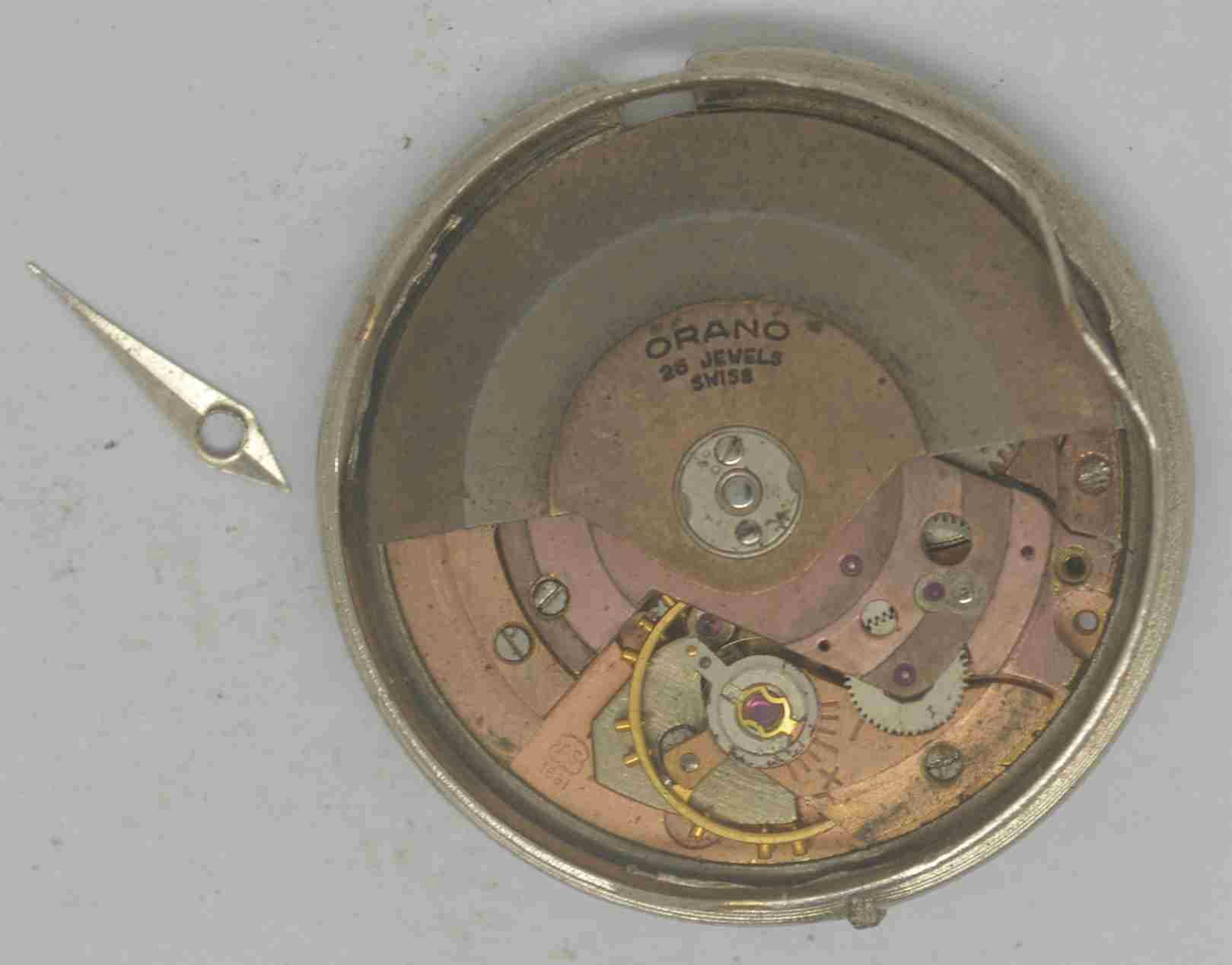 Vintage MIDO Powerwind Movement & Dial. Cal: AS1681. For Parts