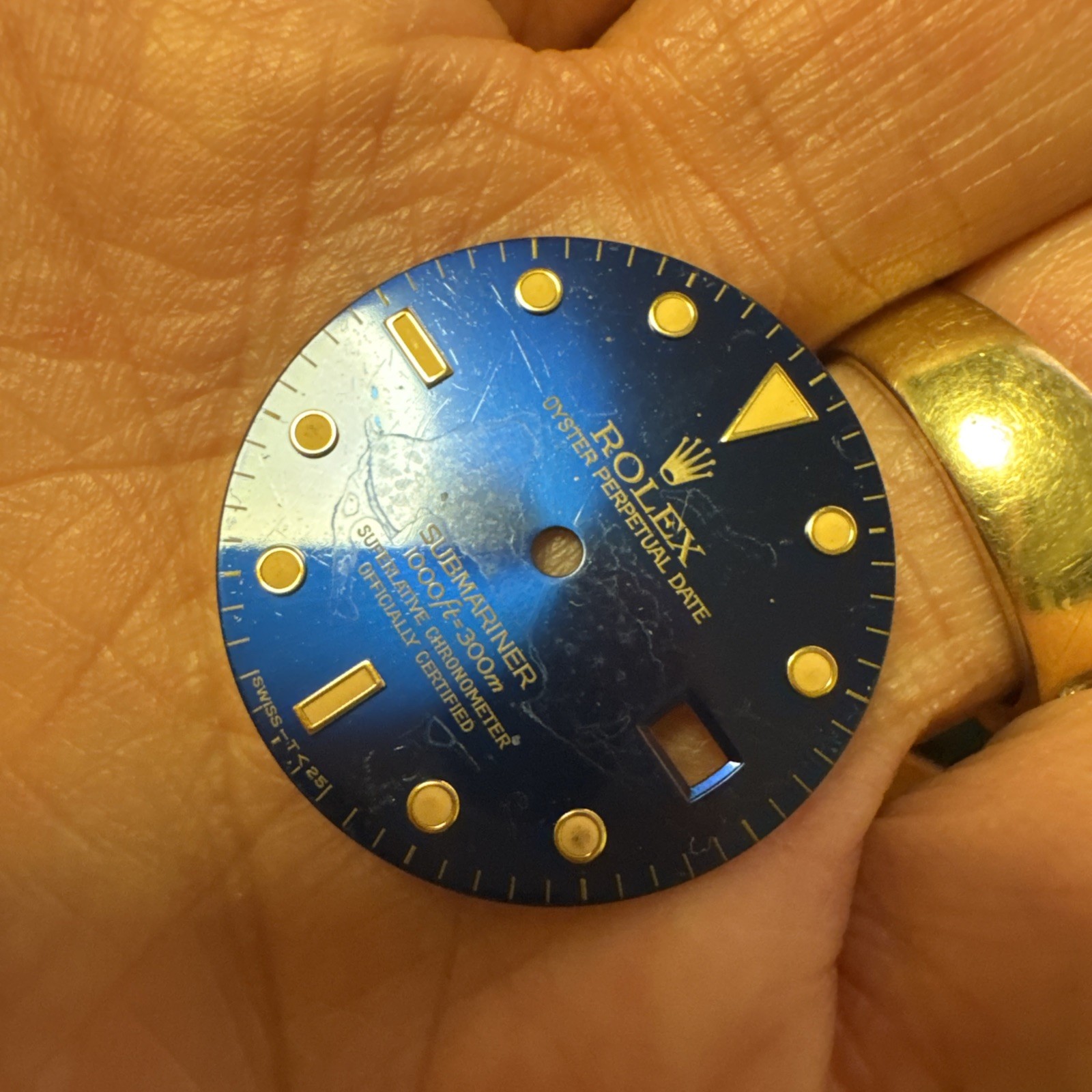 Original Rolex Oyster Submariner Blue Purple 16803 16808 16613 16618 dial (63)