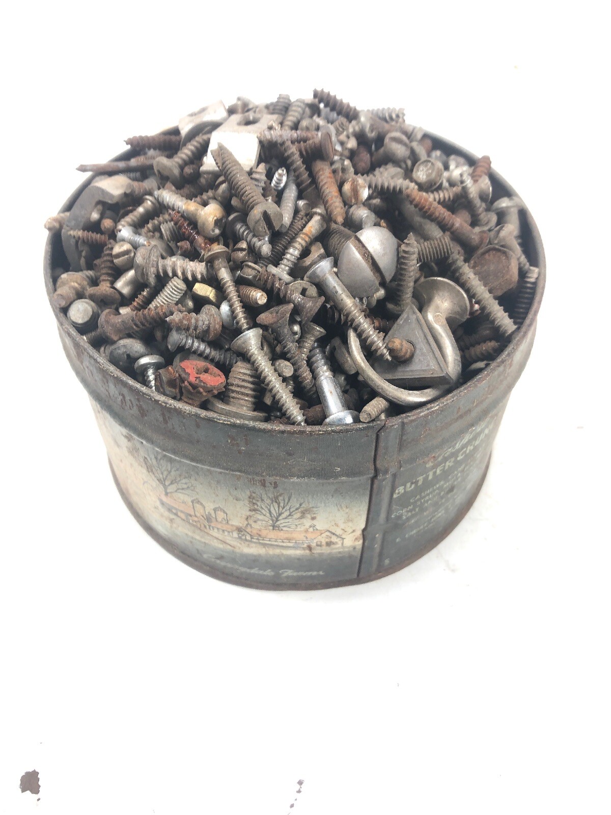5+ Lbs ANTIQUE AND VINTAGE SCREWS, Fasteners Philips Flat Blade Rustic