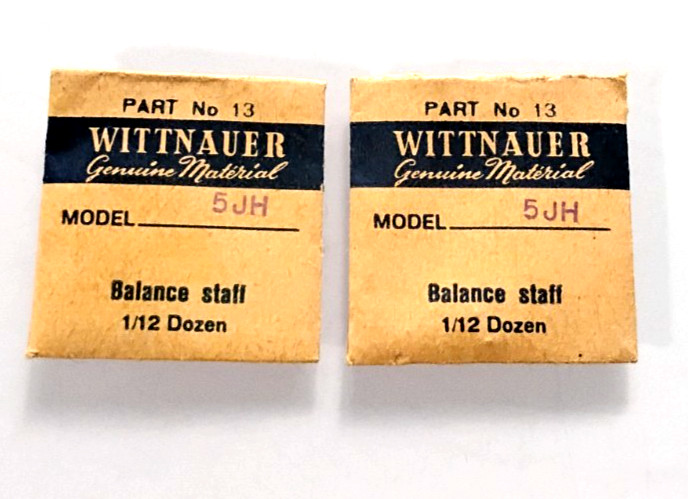 Wittnauer 5JH 5UN Balance Staff watch part #13 (2-PACK)