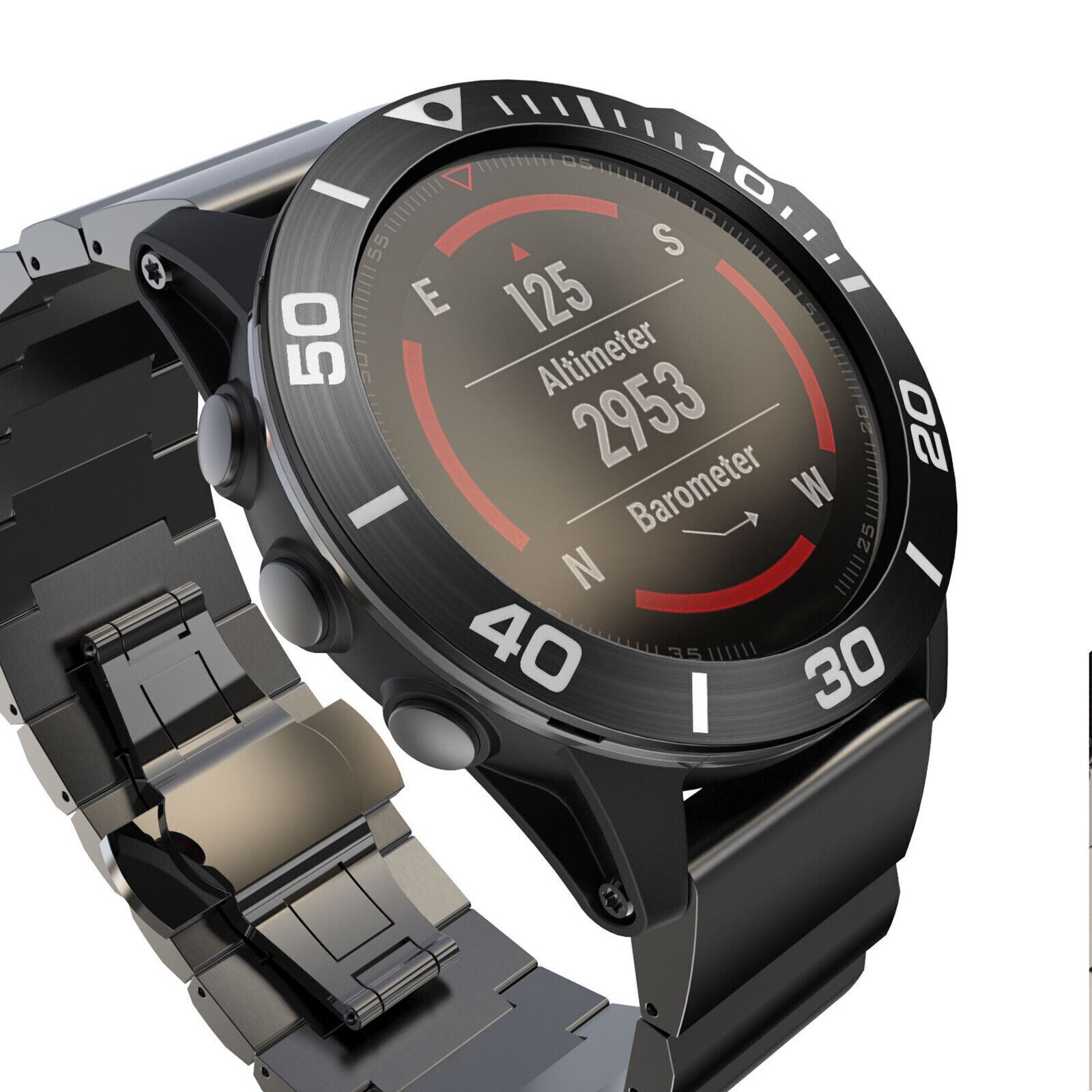 Metal Bezel Ring Guard Bumper Cover Frame Fit For Garmin Fenix 5X /5X Plus Watch
