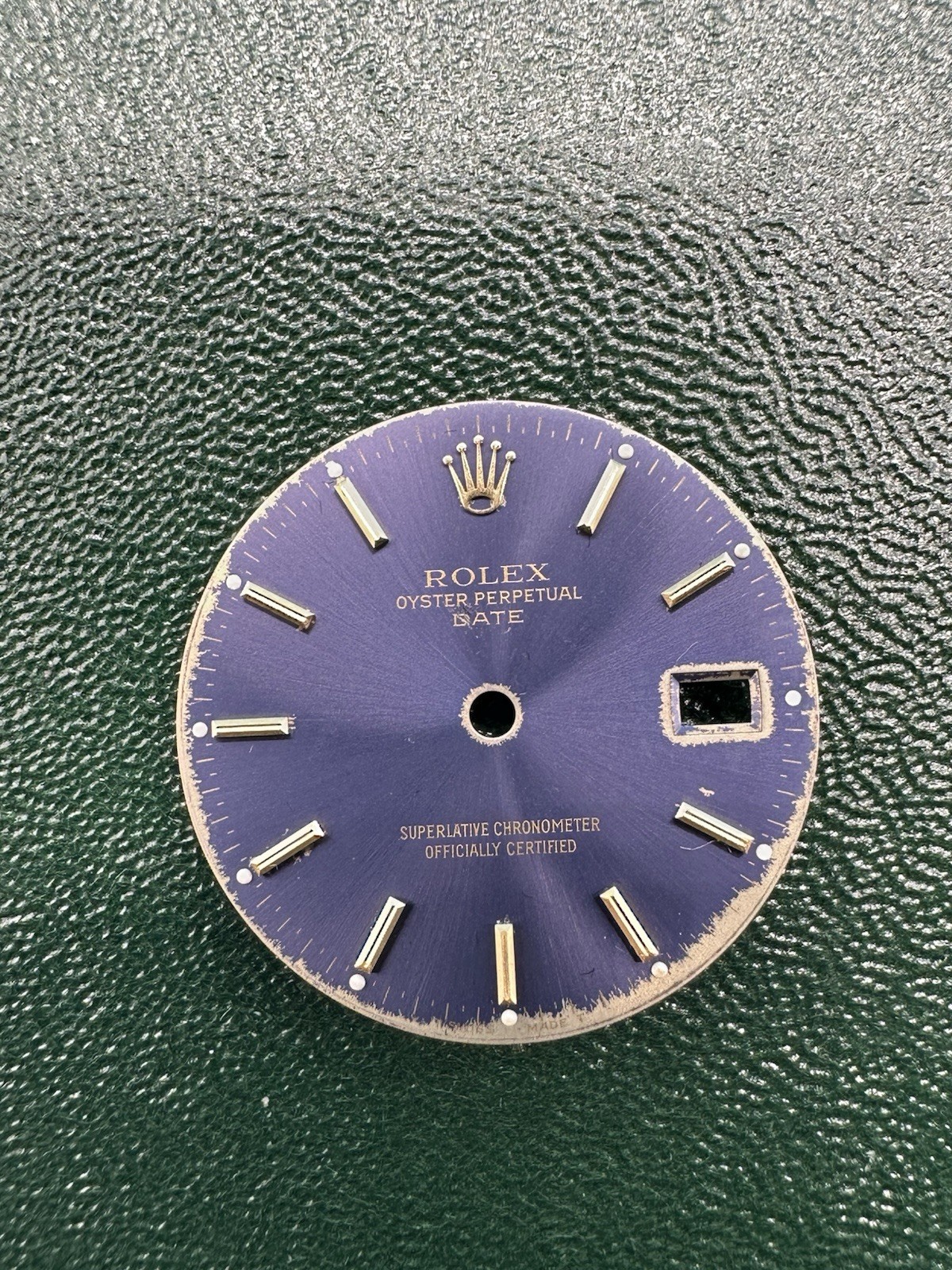 Rolex Oyster Perpetual Date Dial For 1505 & 15233 – Blue