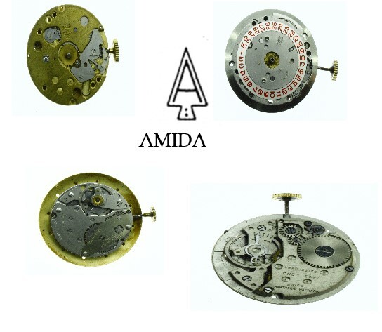 Amida Rare Vintage Swiss Watch Movement For Parts Repair Varieties to choose
