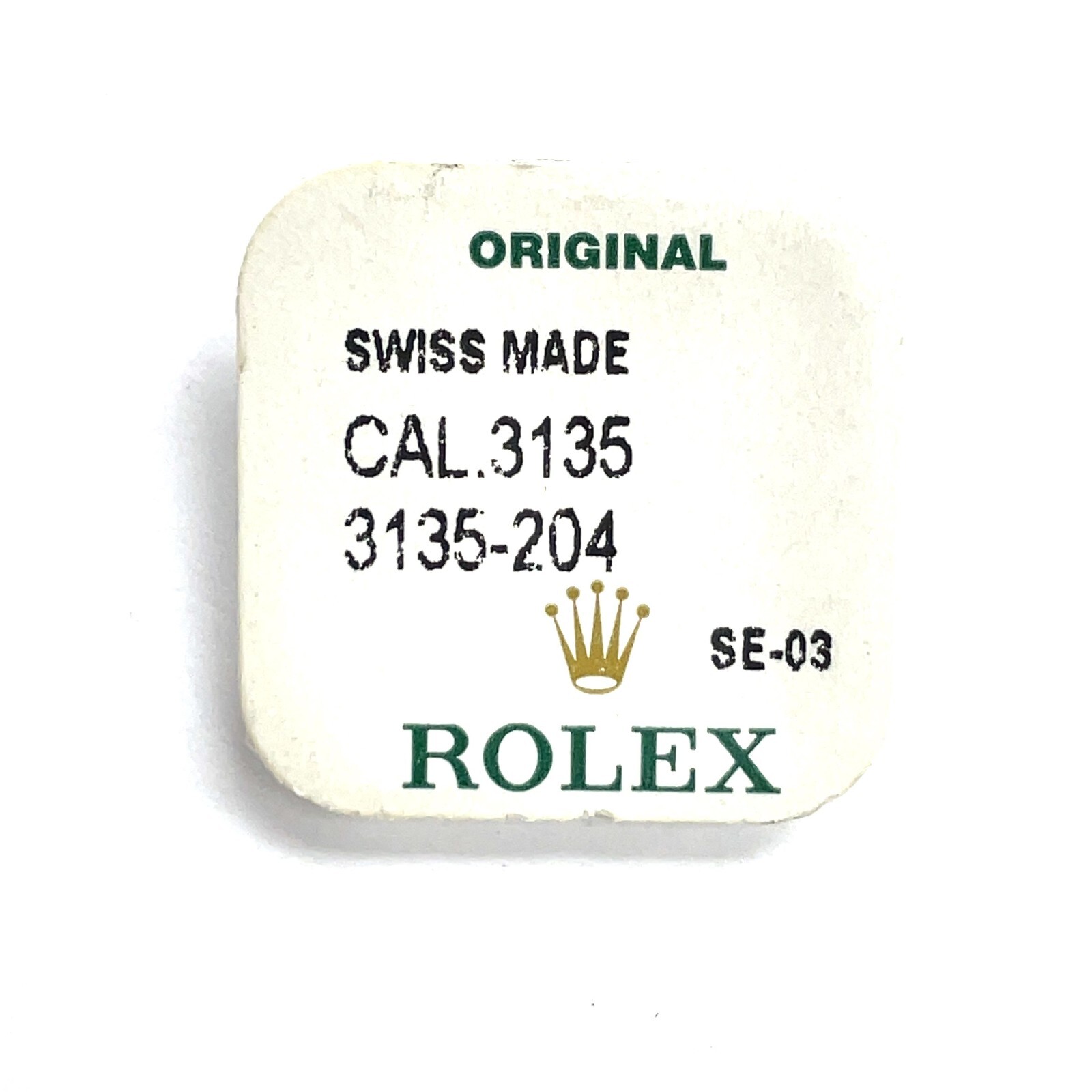 Rolex Caliber 3135 3135-204 SE-03 Winding Pinion Sealed New Package Watch Part