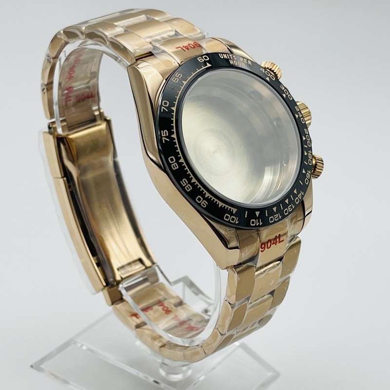 for DAYTONA VK64 38mm VK63 Watch Case MOD Quartz Movement Chronograph Stop Watch