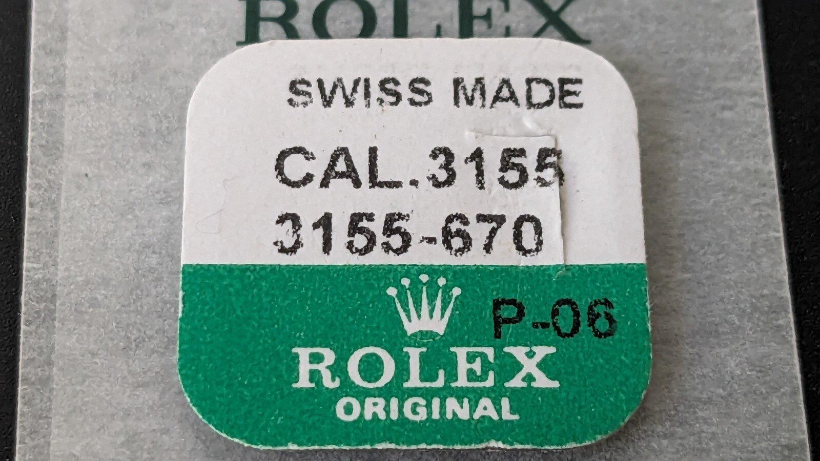 Genuine Rolex Caliber 3155 670 Intermediate Date Wheel New Old Stock