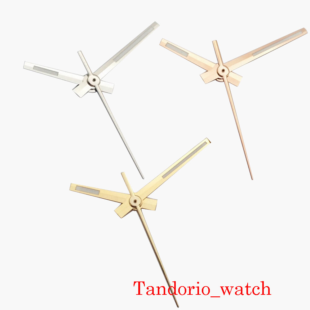 Silver Rose Gold Watch Hands For NH35 NH36 MIYOTA 8215 821A Mingzhu ETA 2824