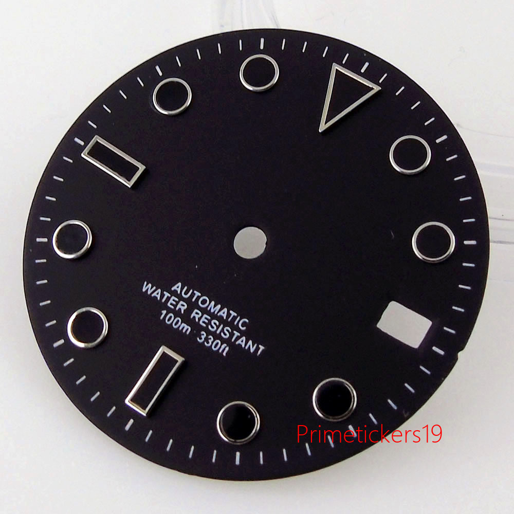 Fit NH35 Miyota8215 DG2813 ETA2824 2836 Movement 28.5mm Sterile Watch Dial Date