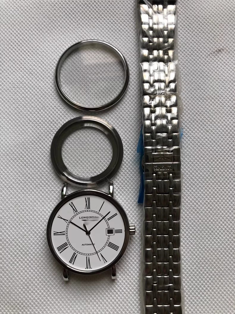 For DIY 38.5mm Watch Steel Case kit For 2824 2130 Pt500.2892 movement
