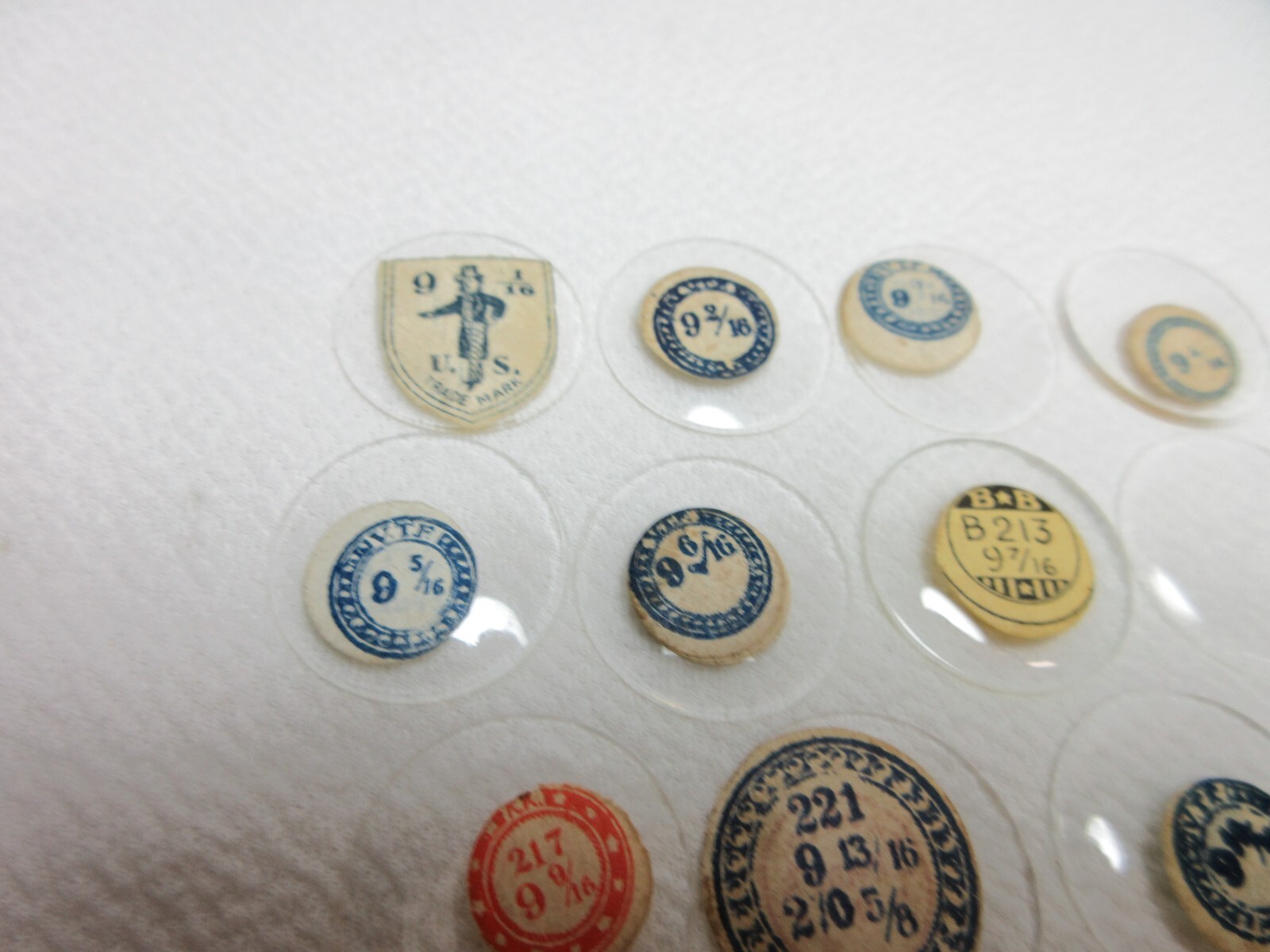 LOT GLASS POCKET WATCH CRYSTALS SIZE 9 WATCHMAKER REPLACEMENT PARTS #9
