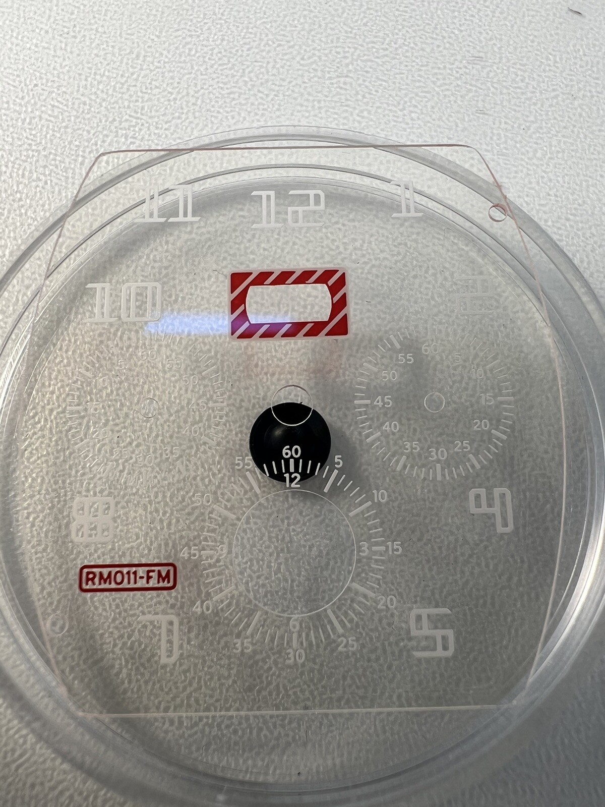 Replacement Glass Dial Fits Richard Mille RM011-FM