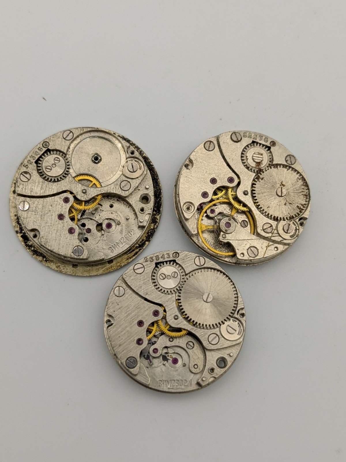 ZiM Pobeda 2602 Movement Soviet USSR For Parts Or Repairs