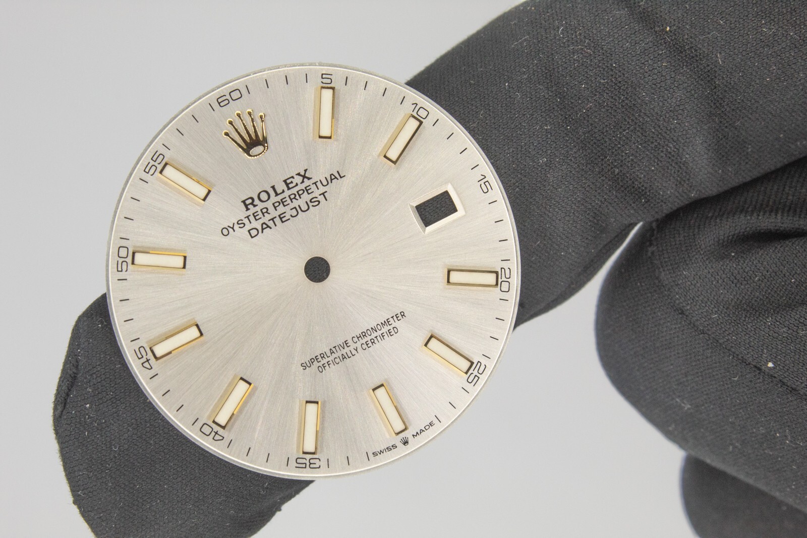 Rolex Datejust 41mm Silver Stick Two Tone Dial Model 126333 EXTREMELY RARE