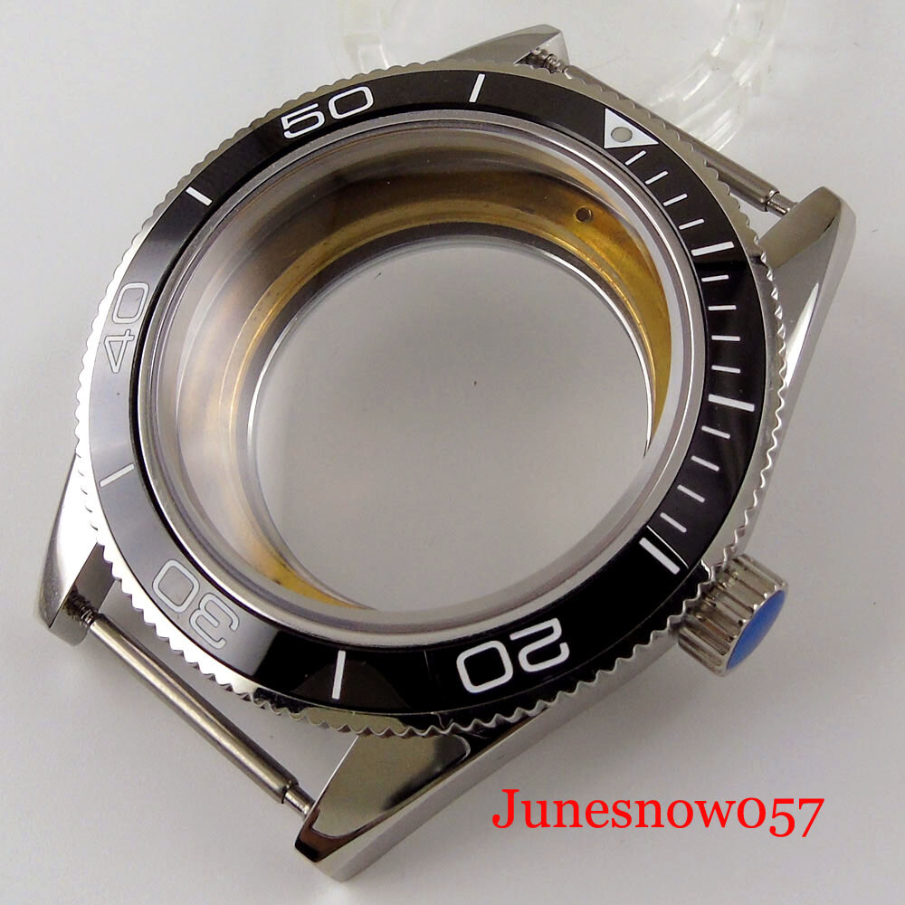 Automatic Build Watch Case Set Glass Back for MIYOTA 8215 ETA2836 Dial Needles