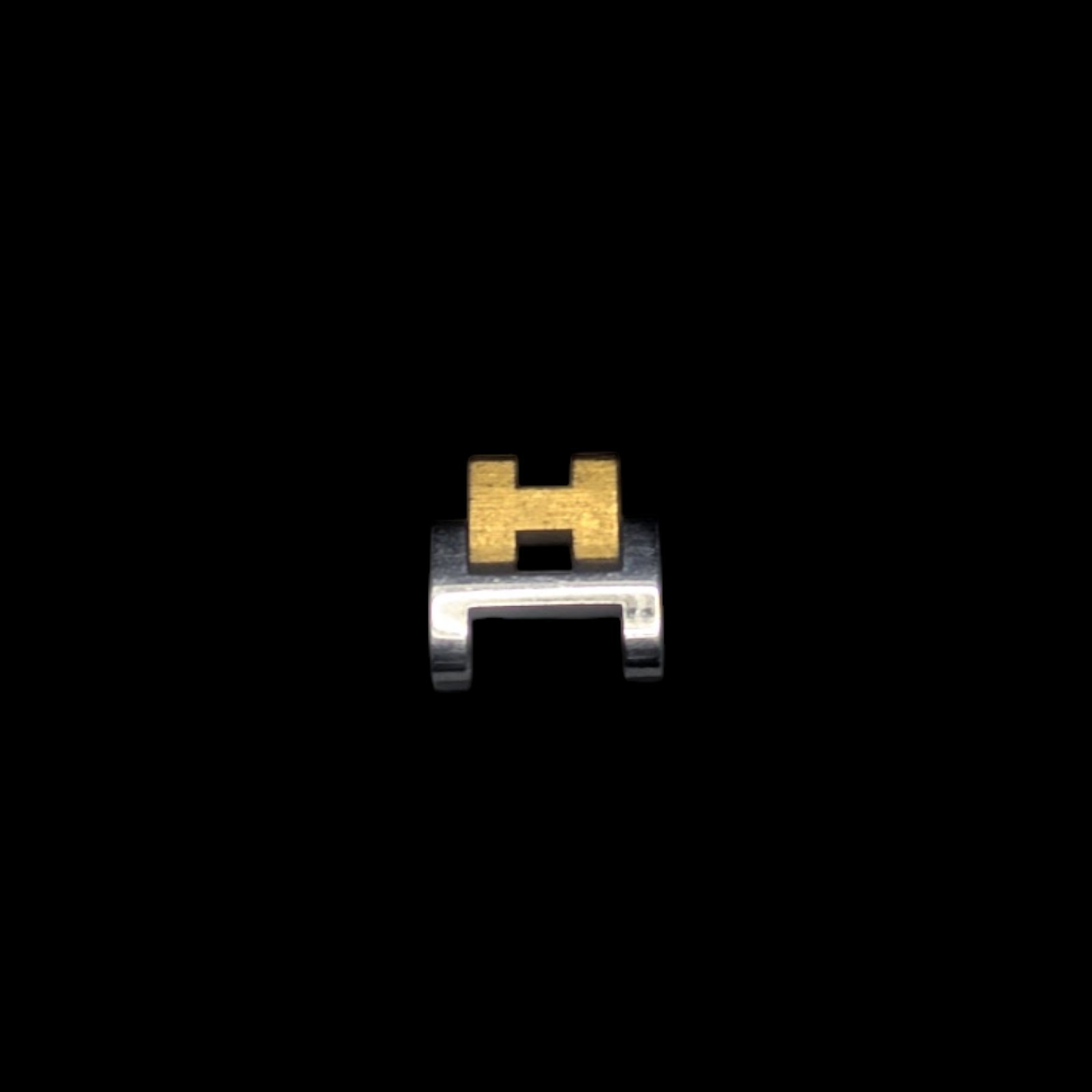 HERMES Clipper Watch Parts Bracelet Link 12mm Genuine Swiss Made Without screws
