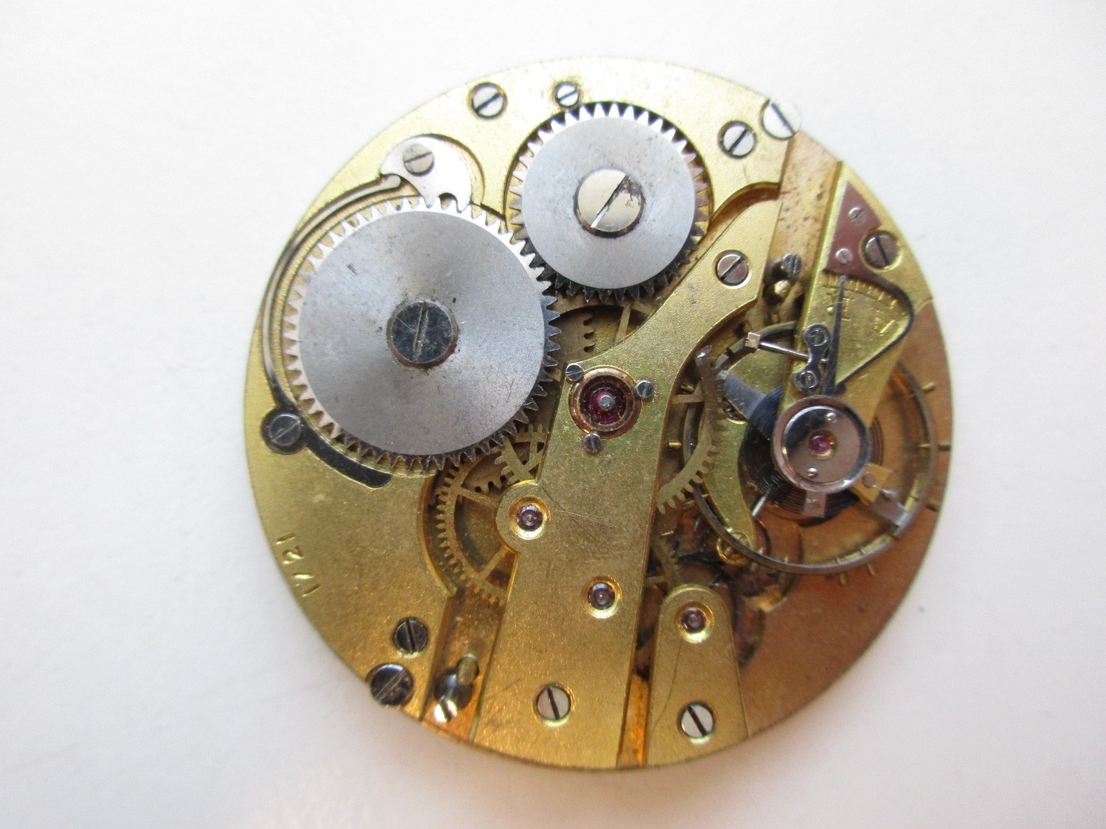 Alpina ref. 1721 Swiss vintage pocket watch movement – for parts