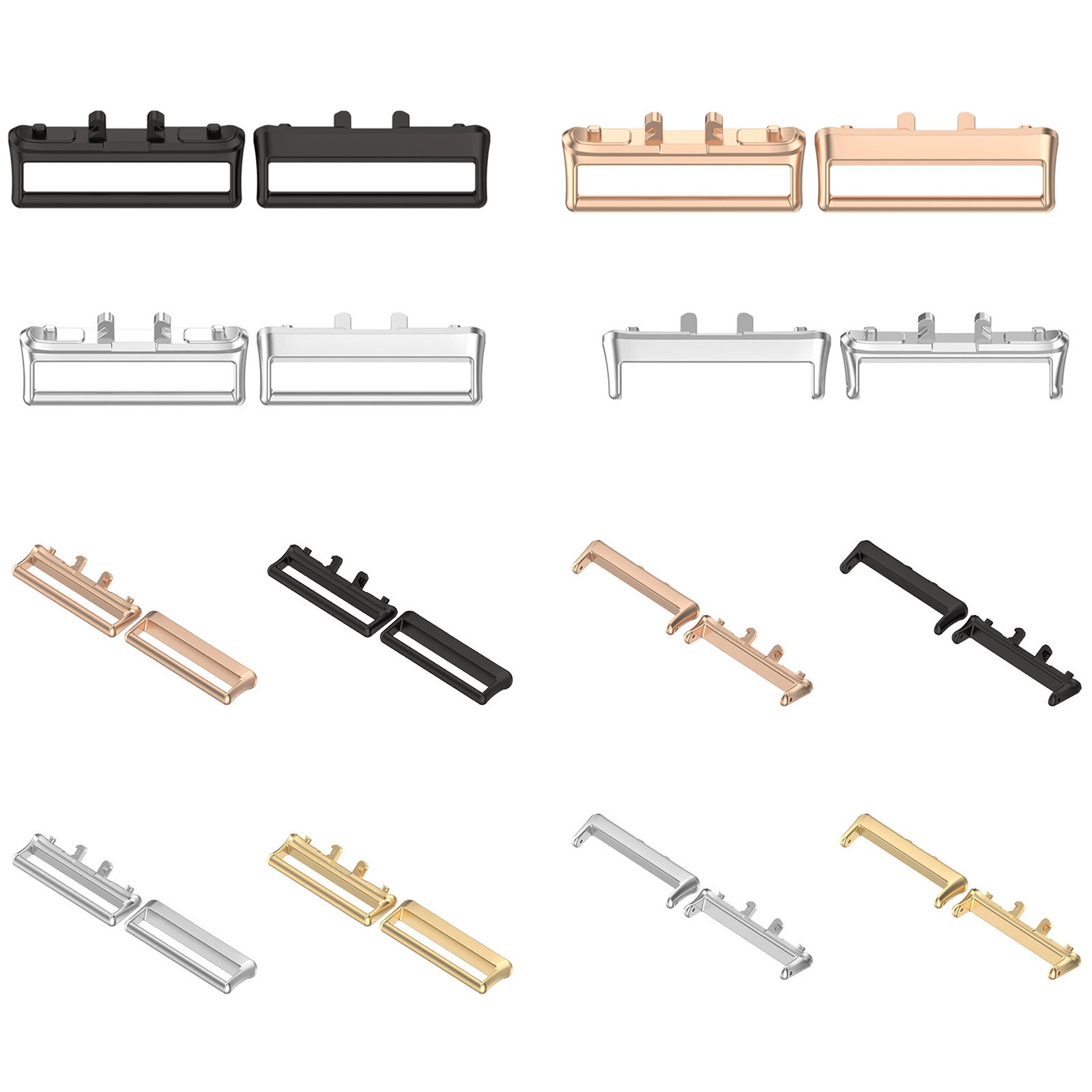 For Samsung Galaxy Fit3 Stainless Steel Strap Connector Adapter Replacement Part
