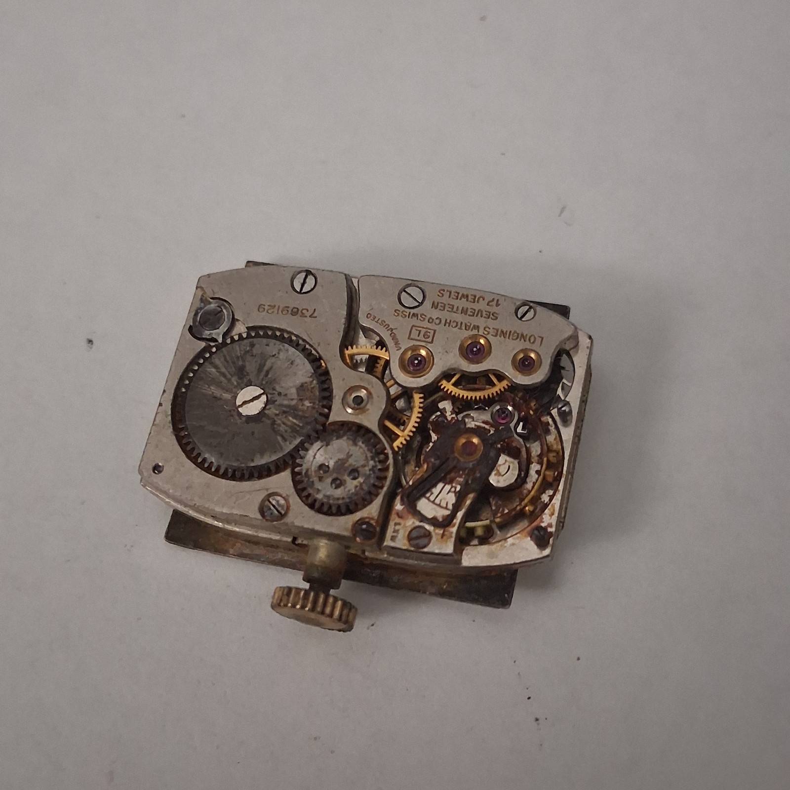 Longines 9L Manual Wind 17 Jewel Parts Movement Dial And Hands – Good Balance