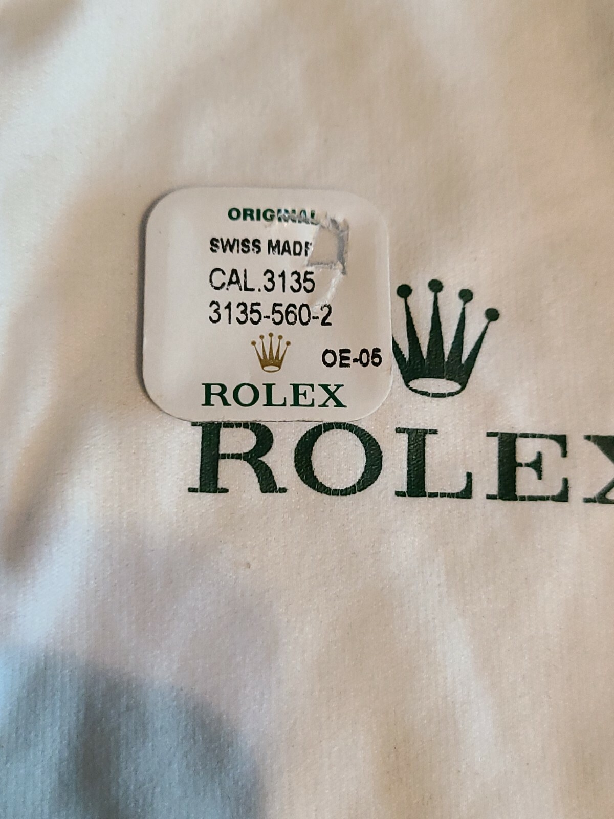 Rolex 3135-560-2 .16mm Spring Clip For Oscillating Weight Genuine Rolex Part