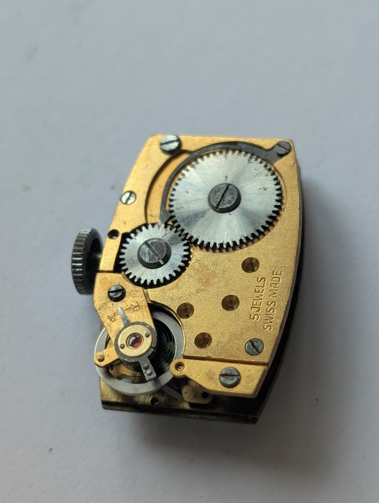 Vintage Ebosa 175 Mechanical Watch Movement (Runs)