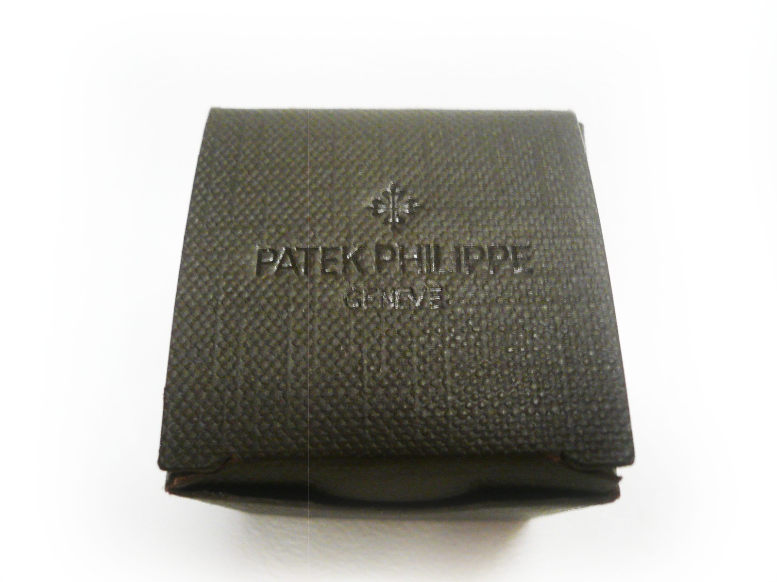Original Patek Philippe Dark Brown Maple 10X Jewelers Loupe + Box