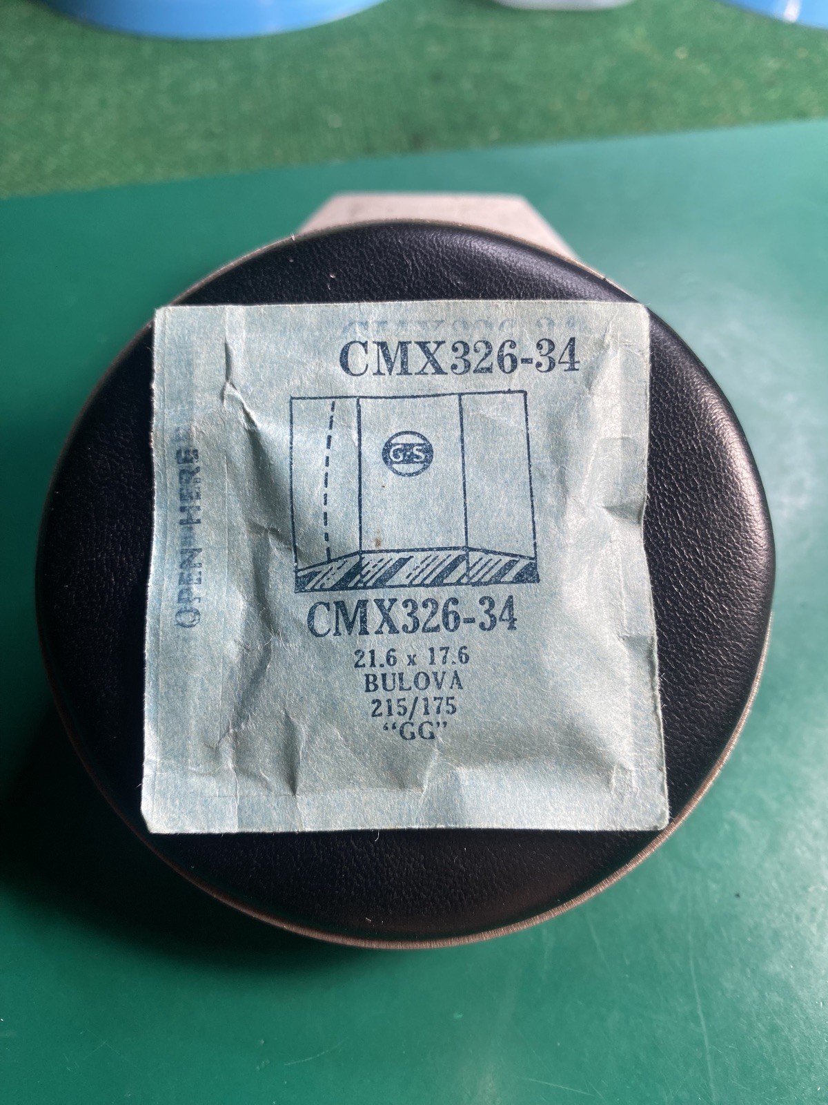 G-S NOS Watch Crystal CMX326-34 21.6 x 17.6 Bulova 215/175 “GG”