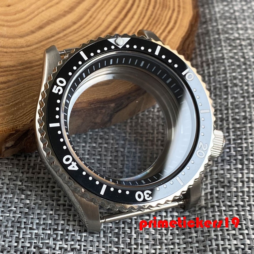 Dive Skx007 Mod 41mm Watch Case+Band Sapphire 3.8 Crown Clear Back Fit NH35 NH36