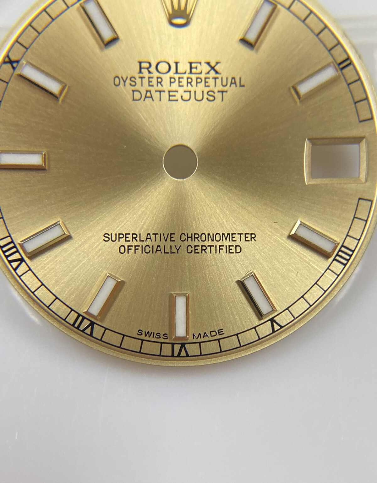 Genuine Rolex Midsize 31mm Datejust 178273 178243 Champagne Gold Luminous Dial