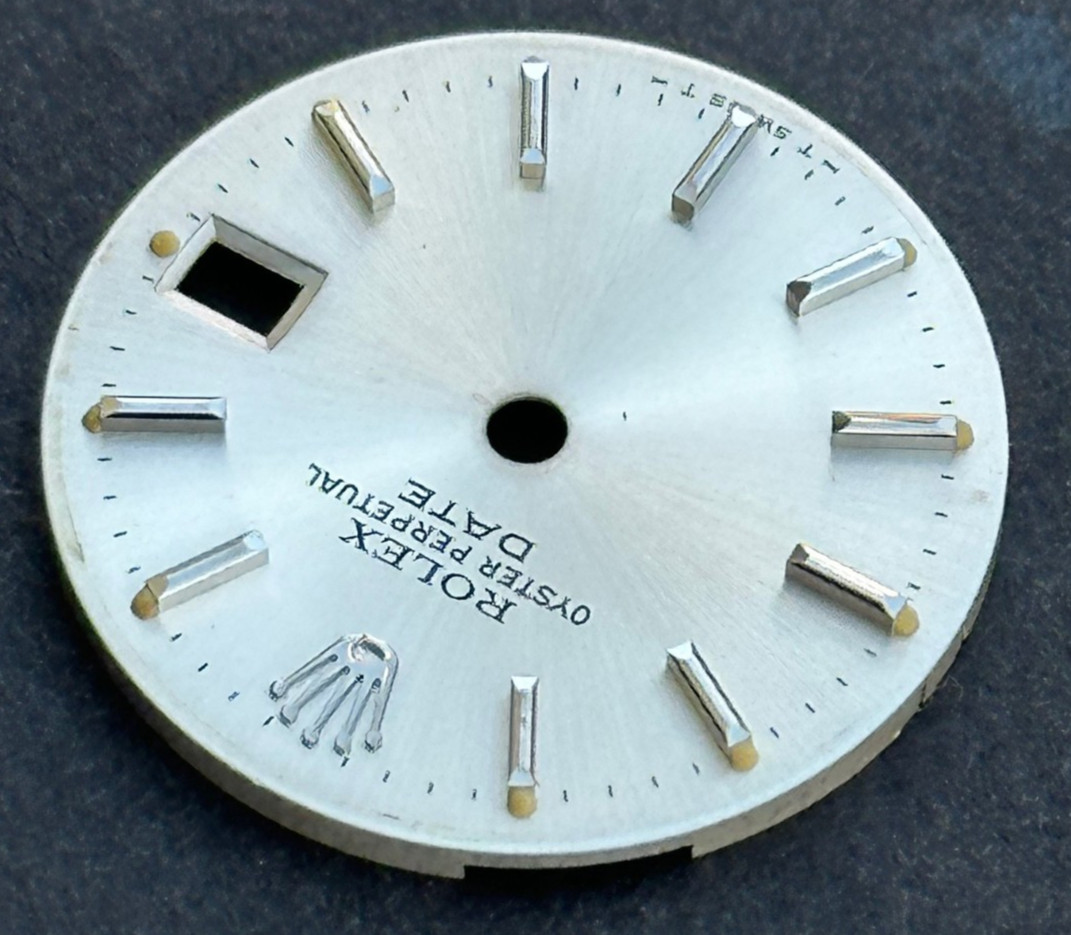 Vintage Rolex Oyster Perpertual Date Watch Dial For 26mm Case 6517 6519 6917