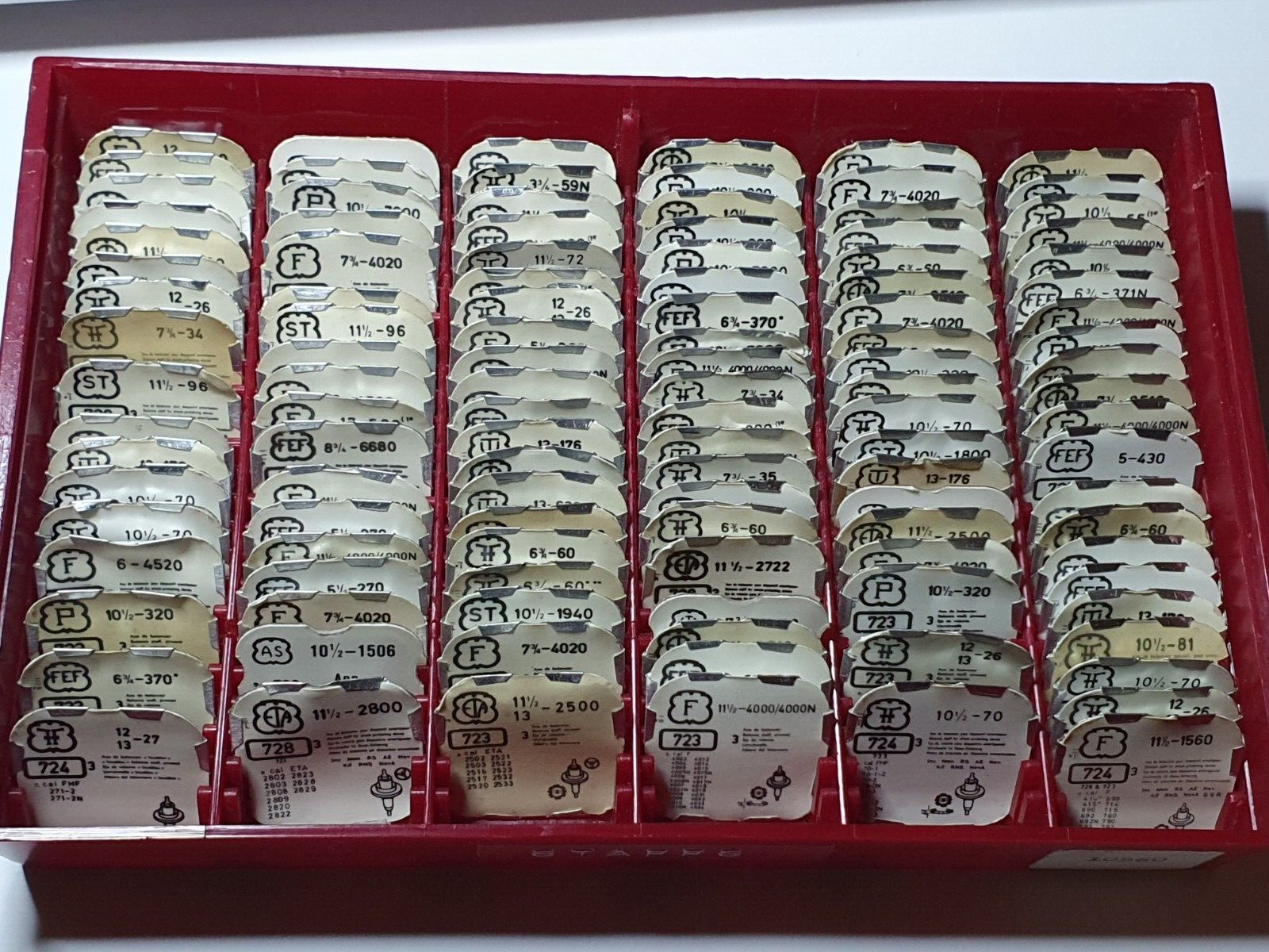 watchmaker watch balance staff parts fhf unitas eta peseux FST joblot