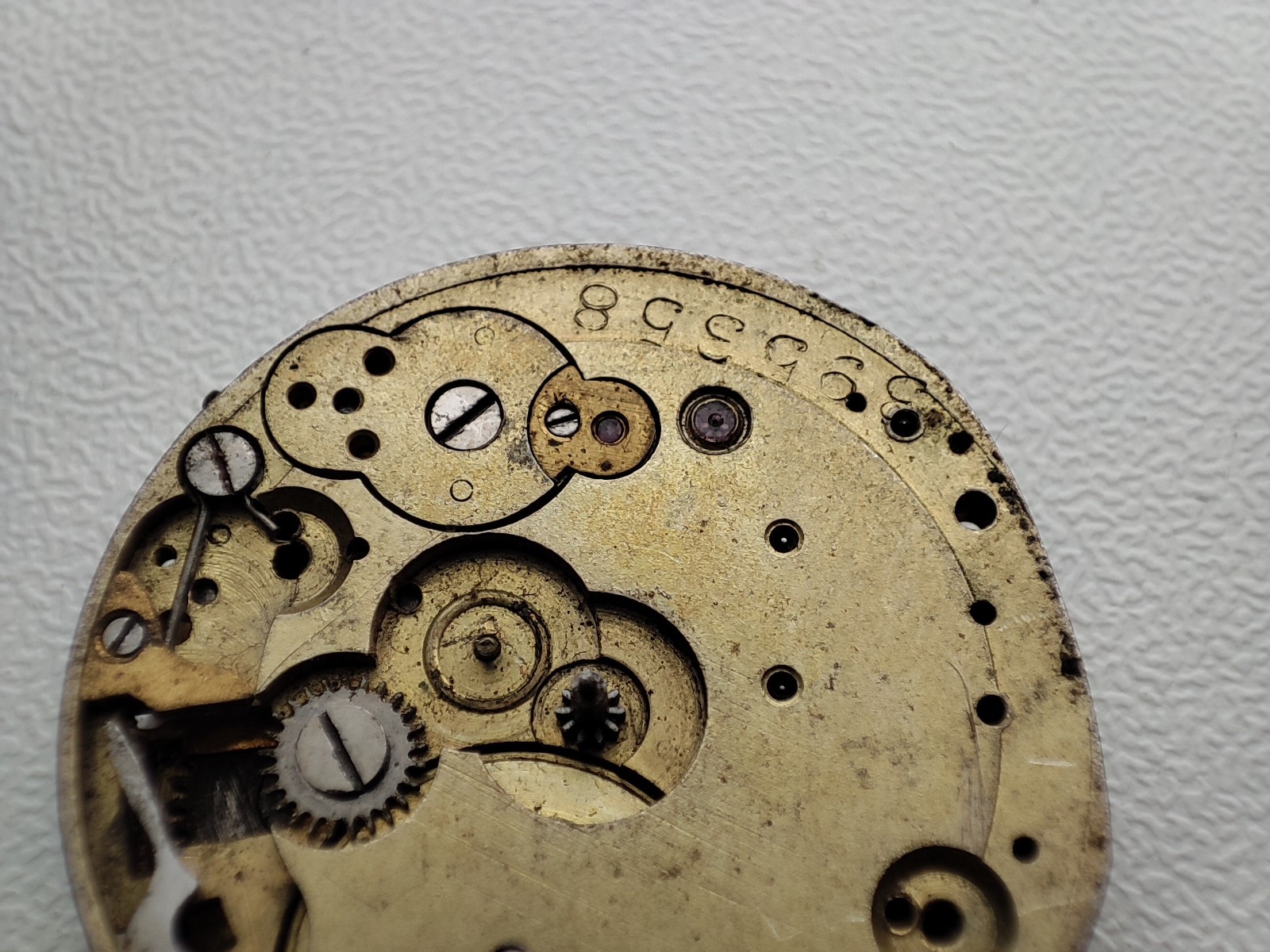 Aurore Pocket Watch movement – 26.8 mm – for parts and spares
