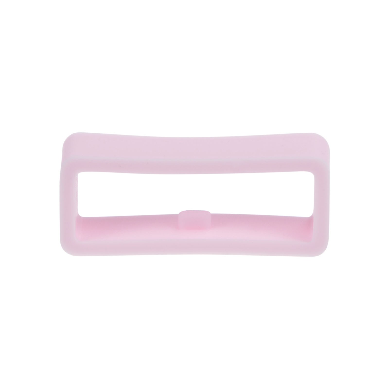6pcs Watch Strap Loop Fastener Rings 22mm Rubber Holder Keeper Light Pink