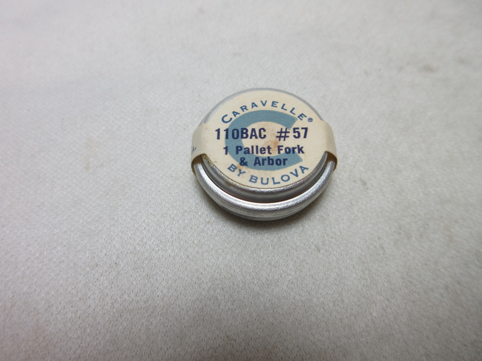 BULOVA CARAVELLE PALLET FORK & ARBOR 11OBAC #57 WATCHMAKER REPLACEMENT #166