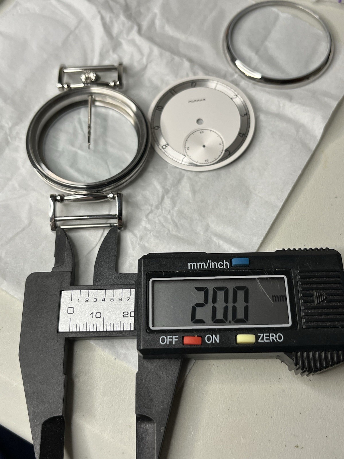 Molnija Marriage Watch Parts Set – Case Dial Hands – No Movement – Aftermarket
