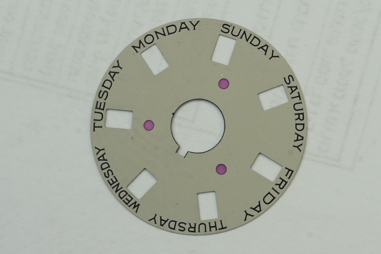 Authentic Rolex 218238 Day Disc White Day Date 3255 English #D2