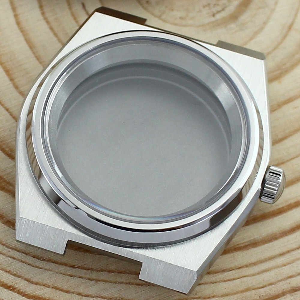 Sapphire NH35 Steel Watch Case 40mm Modify PRX Mod 10ATM For Seiko NH34 36 NH38