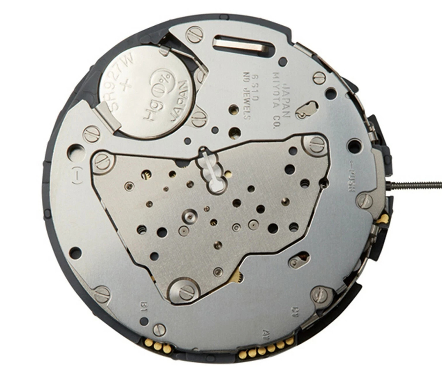 Miyota/Citizen 6S11, 3 Hands, Date @3, Japan Quartz Chronograph Movement