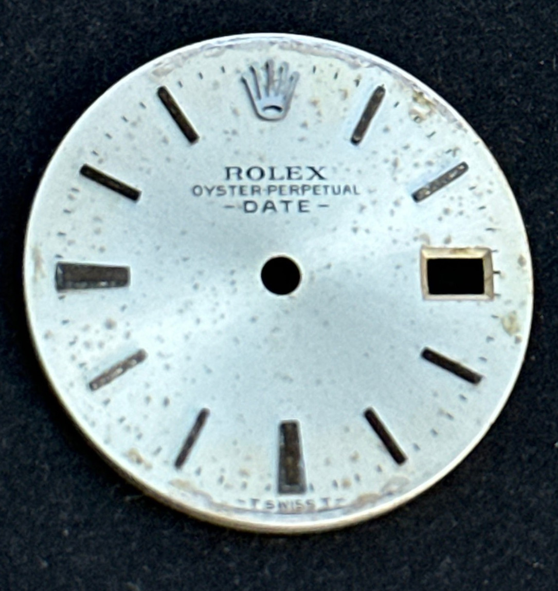 Vintage Rolex Oyster Perpertual Date Watch Dial For 26mm Case 6517 6519 6917