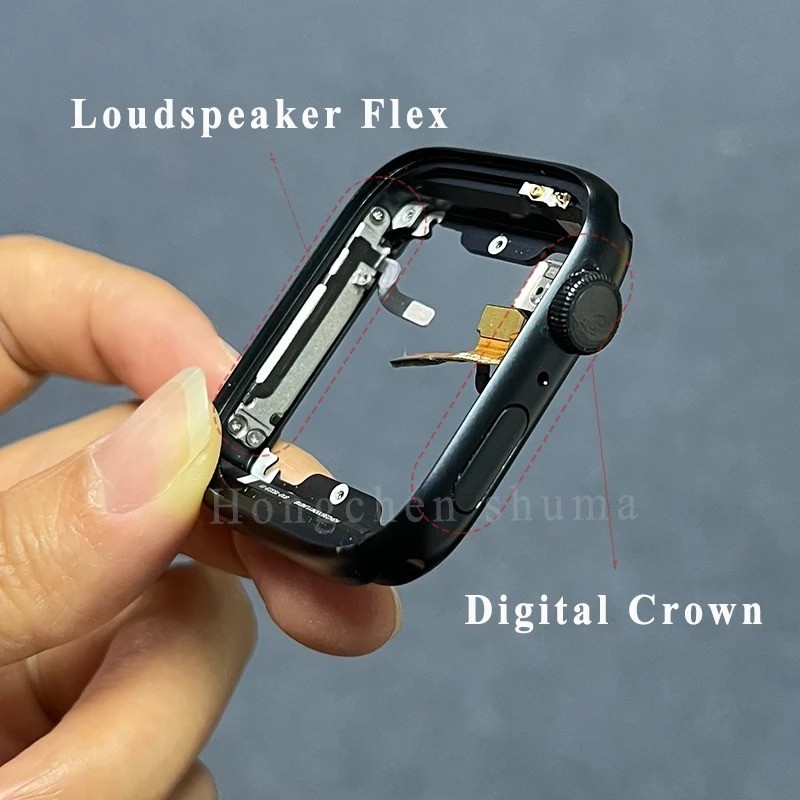 Middle Frame Housing For Apple Watch Series 7 41mm 45mm With Digital Crown Flex
